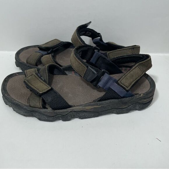 Timberland Olive Green Leather Outdoor Athletic Sandals - Picture 3 of 8